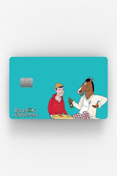 Namgo ملصق طلاء بطاقة رقاقة Todd Chavez Bojack Horseman باللون الأزرق