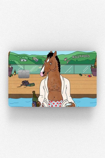 Namgo ملصق تغليف بطاقة شريحة Hollywood Bojack Horseman