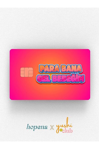 Namgo ملصق تغطية بطاقة رقاقة Money Baby