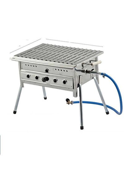 abnturk Tüplü Mangal Pratik Dumansız Mangaz Lav Taşlı Dumansız Portatif Ayaklı Tüple Çalışan Mangal
