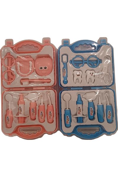 Neta toys مجموعة أقراص الرجال والبنات مع حقيبة