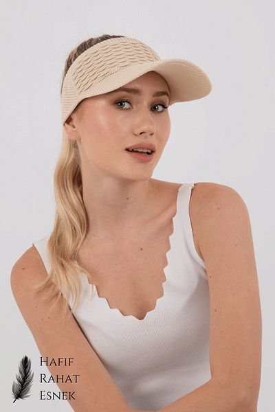 Hat Town UV Protective Flexible Visor Hat Tennis Hat