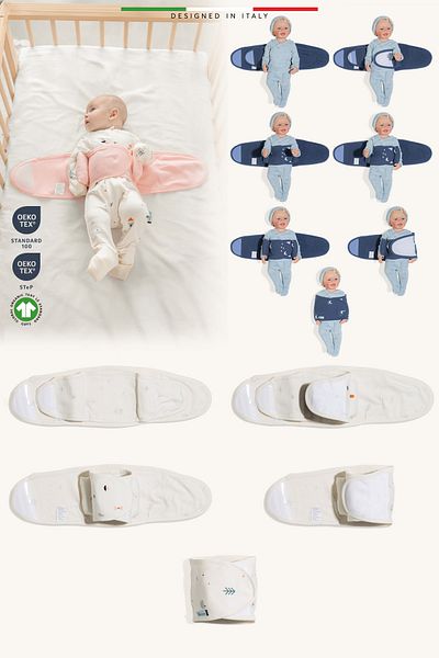 Elele EleleLife Baby Swaddle Belt Newborn Cream Mono