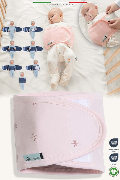 Elele EleleLife Baby Swaddle Belt Newborn Pink Sanno