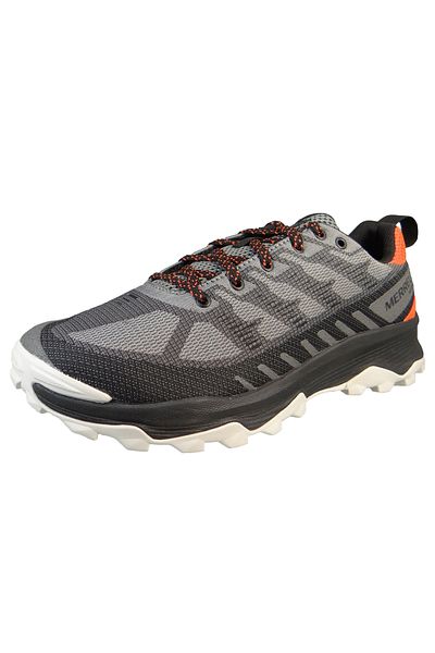 Merrell Herren Halbschuhe Halbschuhe Wanderschuhe Speed Eco WP J036999 Grau Charcoal/Tangerine Textil mit E