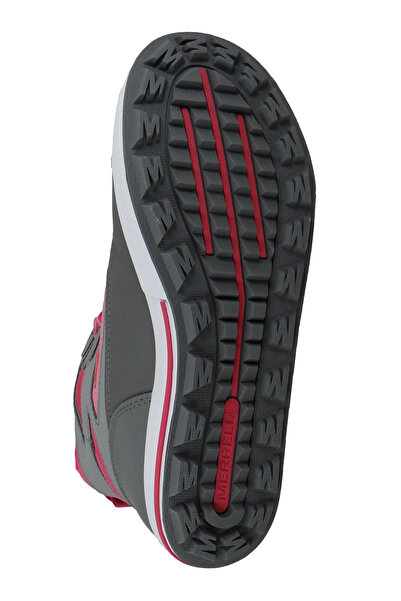 Merrell Kinder Stiefel Winterschuhe Snow Bank 3.0 WTRPF MK165187 Grau Grey Berry Leder