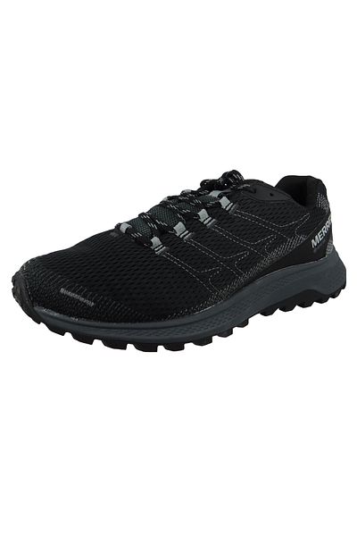 Merrell Herren Halbschuhe Halbschuhe Wanderschuhe Fly Strike GTX J067253 Schwarz Black Textil ve Vibram TC