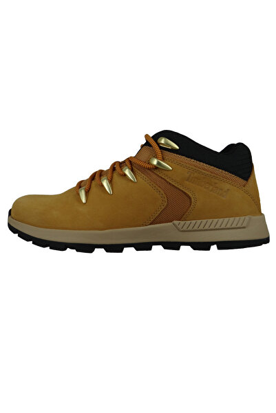 Timberland Herren Sportliche Wanderschuhe Sprint Trekker OX A5VJG TB0A5VJG231 Braun Wheat Nubuck Leder mit EVA