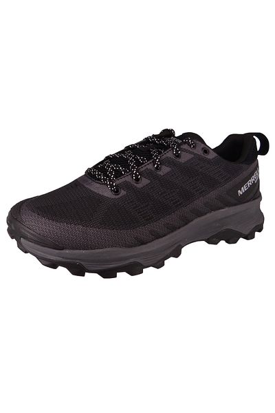 Merrell Herren Halbschuhe Halbschuhe Wanderschuhe Speed Eco WP J036997 Schwarz Black Textil mit EVA & EVA m