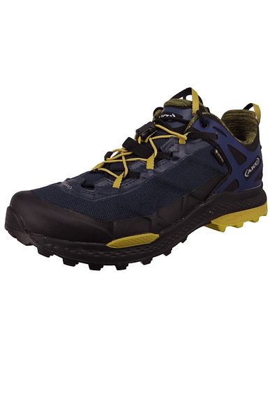 Aku Herren Halbschuhe Halbschuhe Wanderschuhe Winterschuhe Rocket DFS GTX 726 Blau 553 Blue-Senf Tex