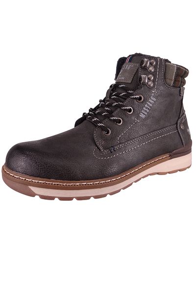 Mustang Herren Boots Stiefel 4141602 Grau 259 graphite Kunstleder