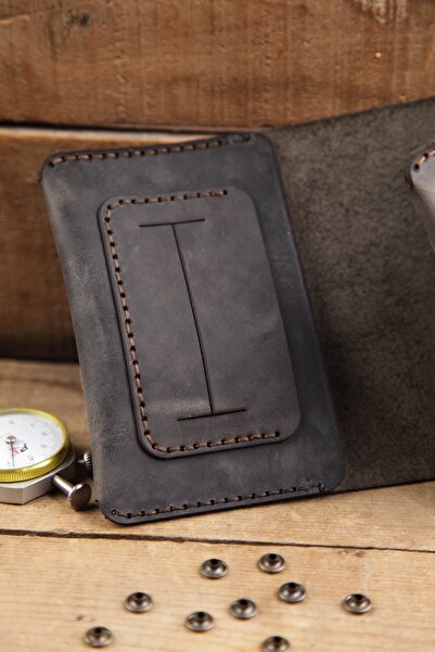 New Coast Leather 1900's Hakiki Deri El Yapımı Tütün Kesesi Tütün Çantası