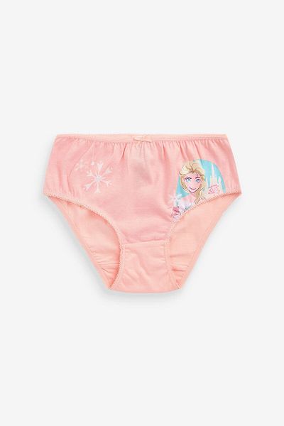 Next Baby Chiloți pentru bebeluși cu model Frozen, 100% bumbac organic, pachet de 5 ALY00953