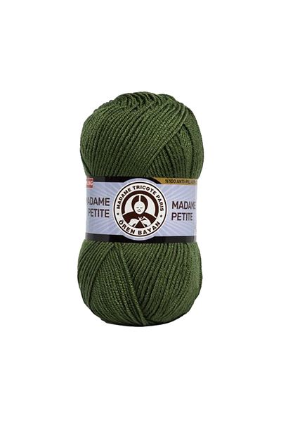 Ören Bayan Madame Petite Dark Green Knitting Thread - 133 Blsm