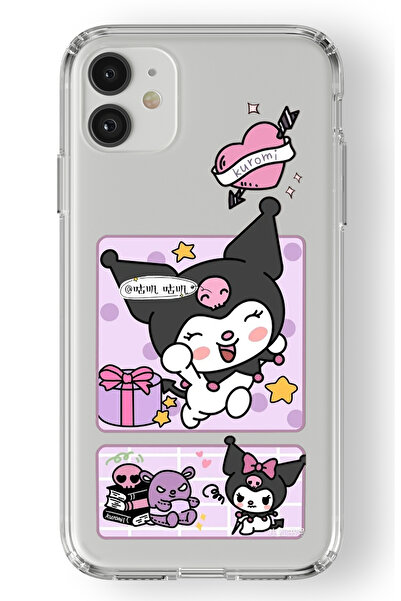 Multitronic حافظة شفافة مطبوعة بتصميم كورومي متوافقة مع هاتف آيفون 11