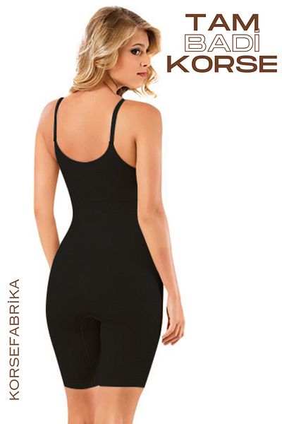 KORSEFABRİKA Slimming and Lifting Badi Corset - Slimming Legs, Adjustment Straps