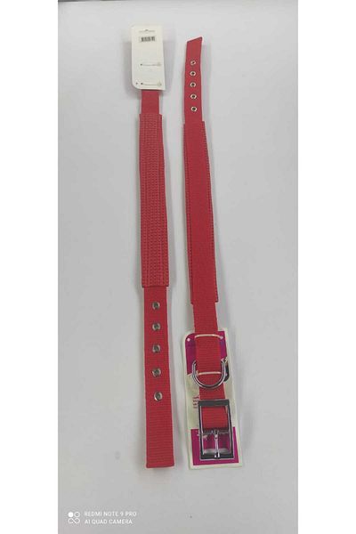 Royalist 25 mm RED Color Soft Textured Dog Collar