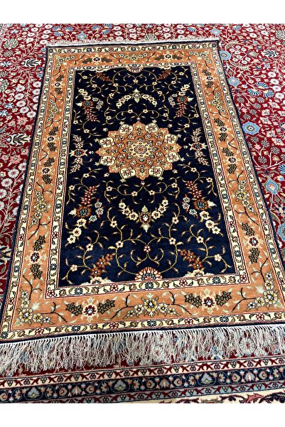 RD RAMAZAN DAĞ EL HALI SANATI El Dokuma Çin ipek Halısı 1.22x78