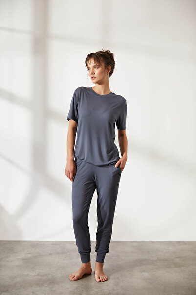 Hays Kadın Modal Cepli Uzun Pantolon