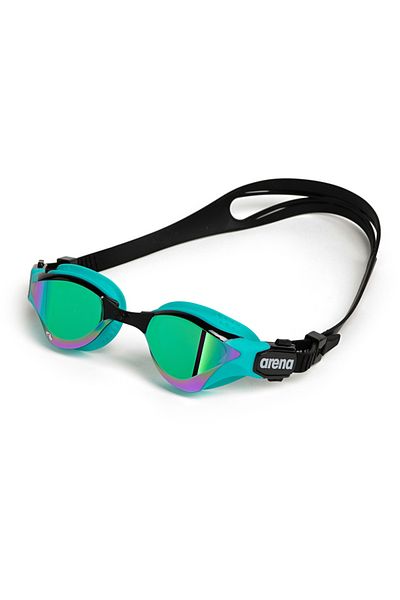 ARENA Cobra Tri Swipe Mirror - Indoor UV Protection Emerald-Peacock Goggles002508110