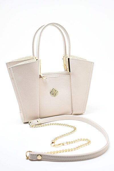 Jasmin Geantă de mână și de umăr de dimensiuni mici bej