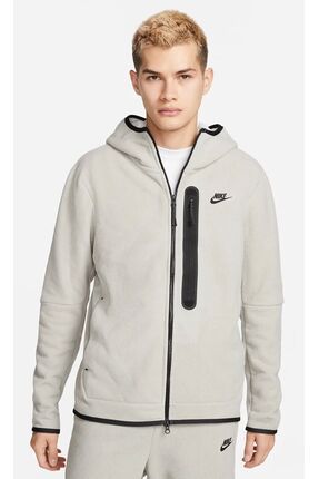 Nike M Nsw Tch Flc Fz W nter Hd Erkek Sweat Ceket Gri Polar Fiyat Yorumlar Trendyol