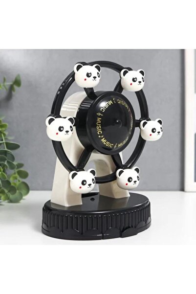 Genel Markalar Panda Işıklı Müzikli Dönme Dolap Müzik Kutusu ( Pilsiz çalışır...