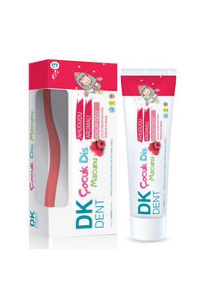 Dermokil Dk Dent Children's Toothpaste with Raspberry 50 ml + Toothbrush GIFT (1 PC)