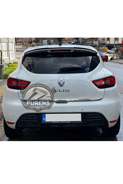 Furens Renault Clio 4 2012-2019 uyumlu  Bagaj Üstü Yarasa Spoiler Bagaj Çıtas...