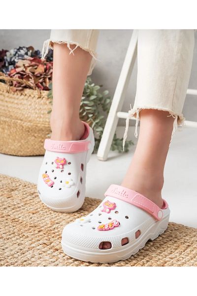 lucky shoes Παντόφλες γιατρού νοσοκόμας νοσοκόμας μαγειρικής νοσοκομείου με μοτίβο EMOJIs υψηλής κλίμακας
