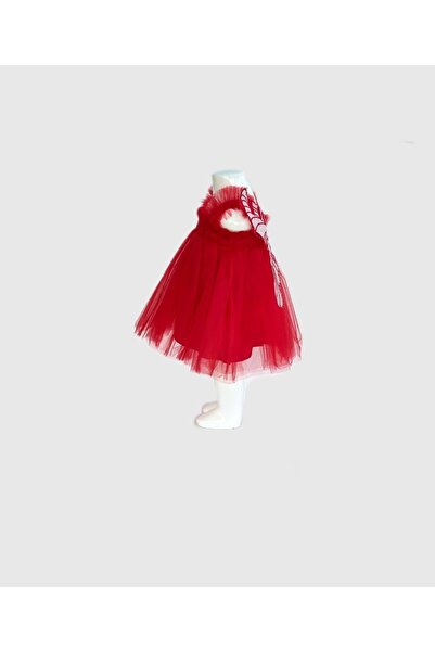 VİTASTORETR KELEBEK KANATLI BEBEK TÜL ELBİSE