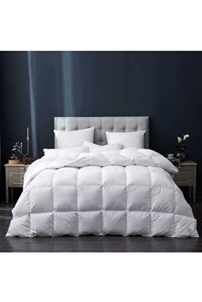 AYHOME Bedding Bambu Çift Kişilik Yorgan Dolgun Çift Taraflı Welsoft Yorgan Elyaf Yorgan Kaz Tüyü Yorgan