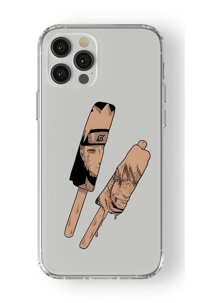 Multitronic حافظة شفافة مطبوعة بتصميم Naruto Duo متوافقة مع iPhone 14 Pro Max