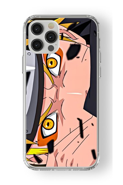 Multitronic حافظة شفافة مطبوعة بتصميم ناروتو متوافقة مع هاتف iPhone 13 Pro