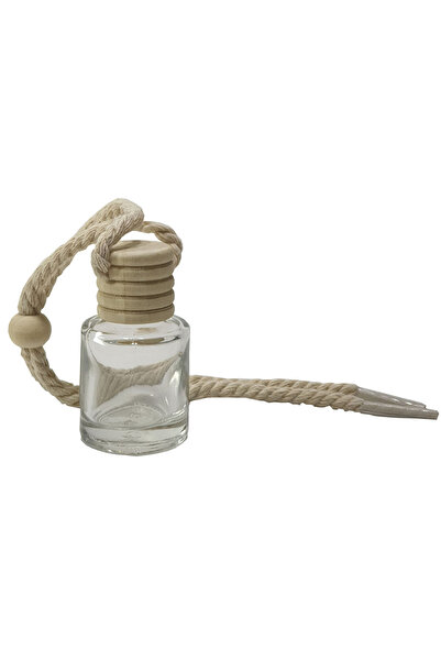 Paradise 25 Adet araç, oto bambu kapaklı Boş Parfüm Şişesi ayna Tipi 8 ml