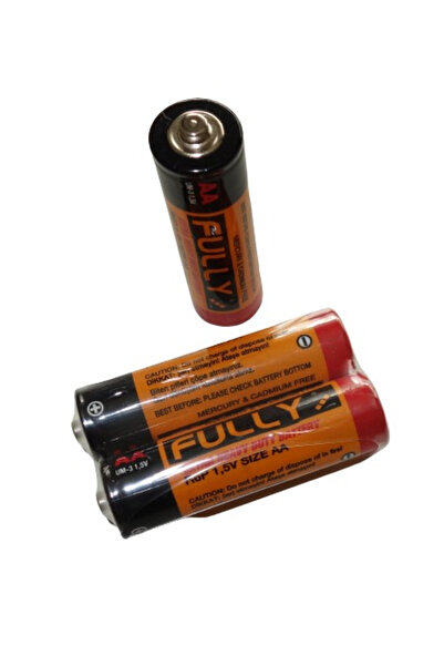 FULLY AA Kalem Pil 1.5V Fully R6P Saat Pili