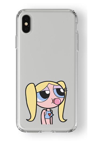 Multitronic iPhone X and XS Compatible Bubbles Design Printed Transparent Case