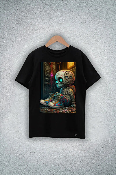 Daxia تي شيرت مطبوع للجنسين تي شيرت كبير الحجم