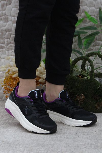 Kinetix Glance Tx W 4FX Black Women's Walking Running Shoes