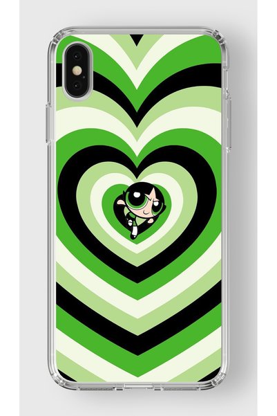 Multitronic حافظة شفافة مطبوعة بتصميم Powerpuff Girls Buttercup متوافقة مع ها...