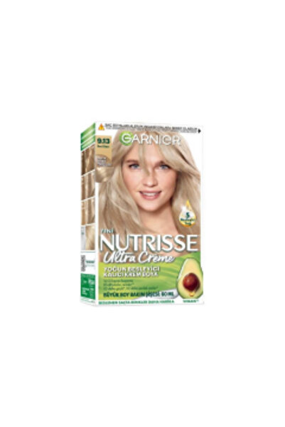 Garnier Nutrisse Ultra Creme 9.13 İnci Sarı Saç Boyası ( 1 ADET )
