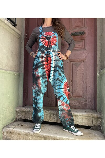 Bohoyasam Bohem Batik Tulum Pantolon, Batik Tulum Şalvar, Salopet