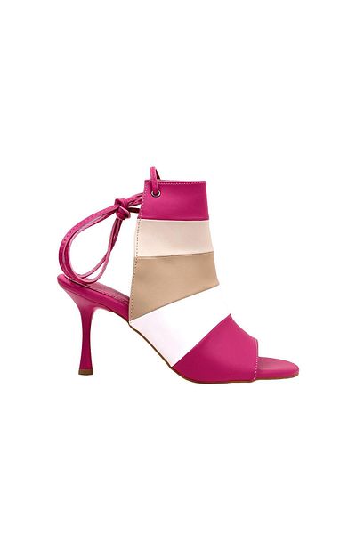 bescobel Women's Gebba Fuchsia Thin Heeled Closed Shoes 8 Cm 106