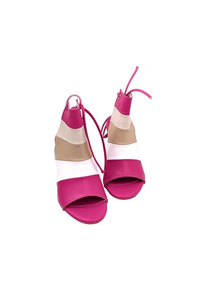 bescobel Women's Gebba Fuchsia Thin Heeled Closed Shoes 8 Cm 106