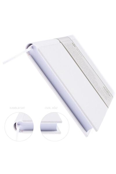 BİDEFTER دفتر ملاحظات بغلاف صلب بدون خطوط - مصنوع يدويًا بنسبة 100%، خياطة يد...