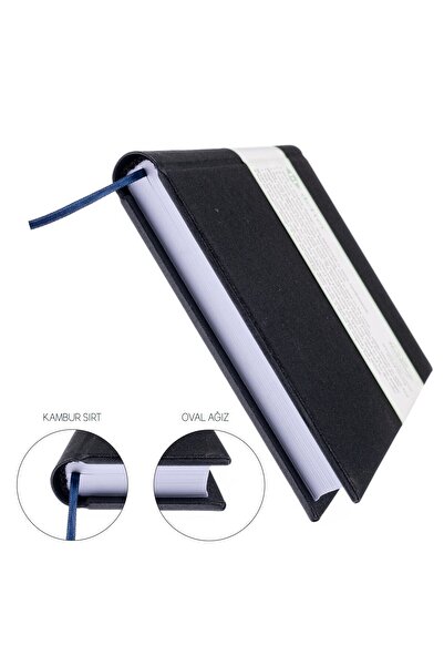 BİDEFTER Ciltli Defter - %100 El Yapımı, El Dikişi, (İPLİK DİKİŞ) Hakiki Cilt Bezi - Çizgisiz Defter (A/4)