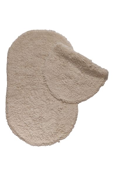 Alanur Home Σετ σφουγγαρίστρας 2 τεμαχίων Verona Oval Luxury Cream