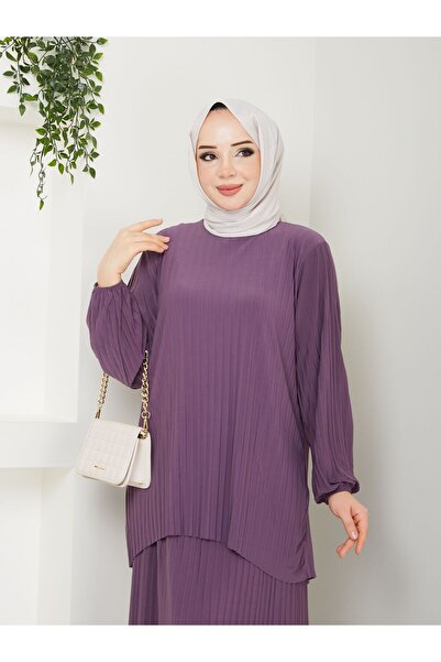 MODAMÜNASİP Υπέροχο διπλό κοστούμι με φούστα, άνετο και κομψό