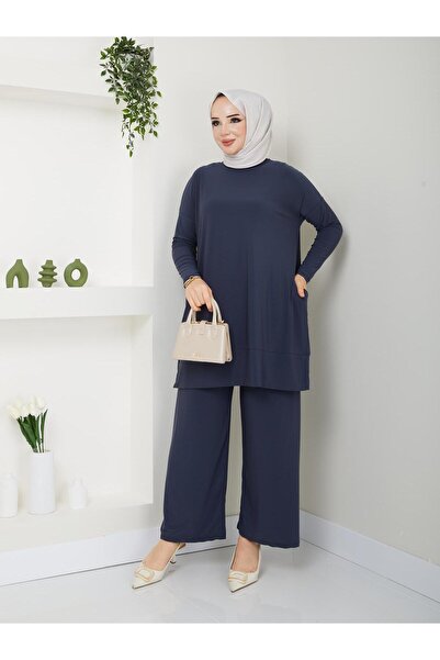 MODAMÜNASİP Costumul nostru cu pantaloni cu detaliu de buzunar Almina, foarte elegant, cu cele mai frumoase culori? ?