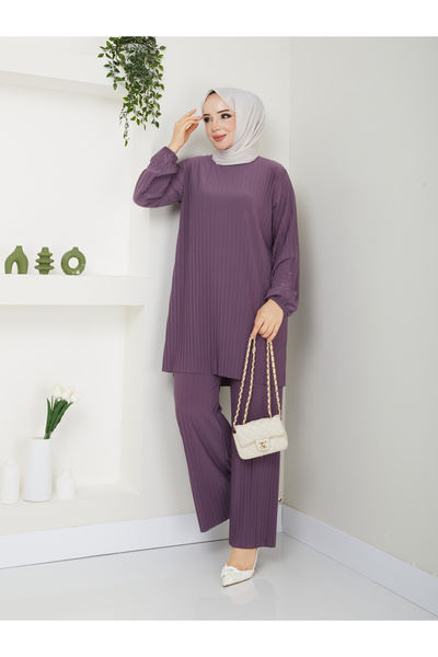 MODAMÜNASİP Υπέροχο αυτοπλιστικό παντελόνι, άνετο και κομψό, σετ δύο τεμαχίων; ?